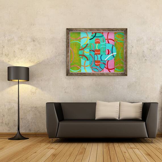 Tablou inramat - Sara Hayward - Abstract 11, 60 x 80 cm - 2- Roveli