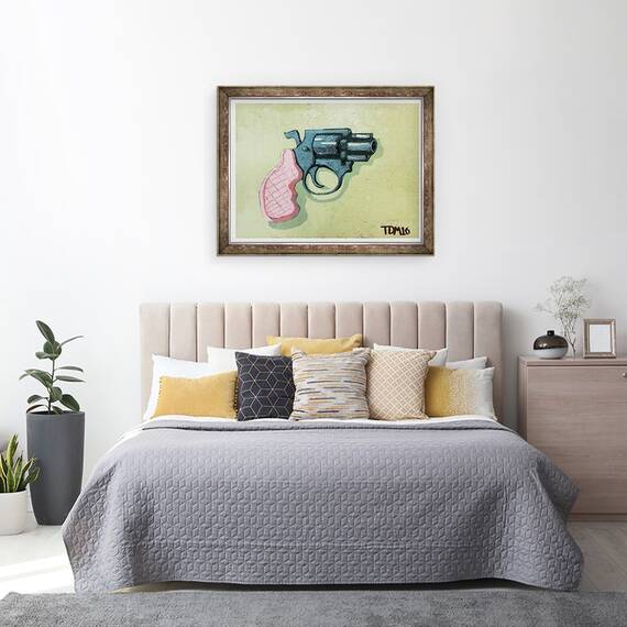 Tablou inramat - Thomas MacGregor - Pistol tabara, 60 x 80 cm - 3- Roveli