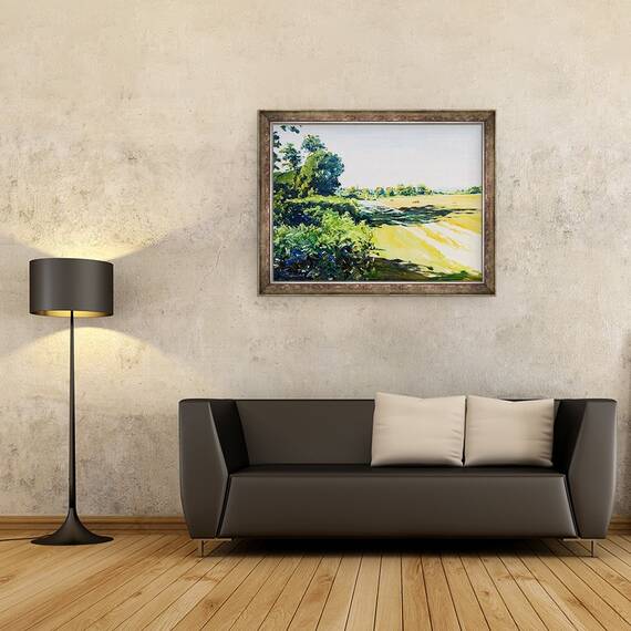 Tablou inramat - Tony Fandino - Camp de grau I, 60 x 80 cm - 2- Roveli
