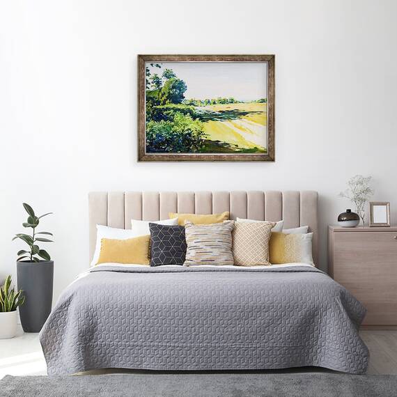 Tablou inramat - Tony Fandino - Camp de grau I, 60 x 80 cm - 3- Roveli