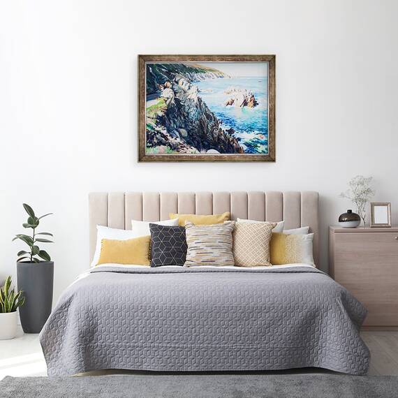 Tablou inramat - Tony Fandino - Mare la La Coruna, 60 x 80 cm - 3- Roveli