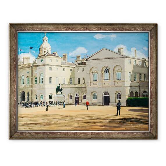 Tablou inramat - Tony Fandino - Parada Garzilor I, 60 x 80 cm - - Roveli