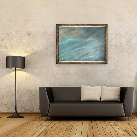 Tablou inramat - Vincent Alexander Booth - Furtuna in adancul oceanului, 2017, 60 x 80 cm - 2- Roveli