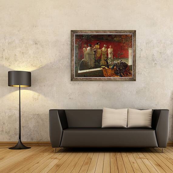 Tablou inramat - Camillo Miola - Oracolul, 60 x 80 cm - 2- Roveli