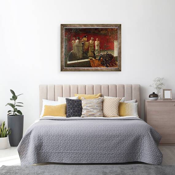 Tablou inramat - Camillo Miola - Oracolul, 60 x 80 cm - 3- Roveli