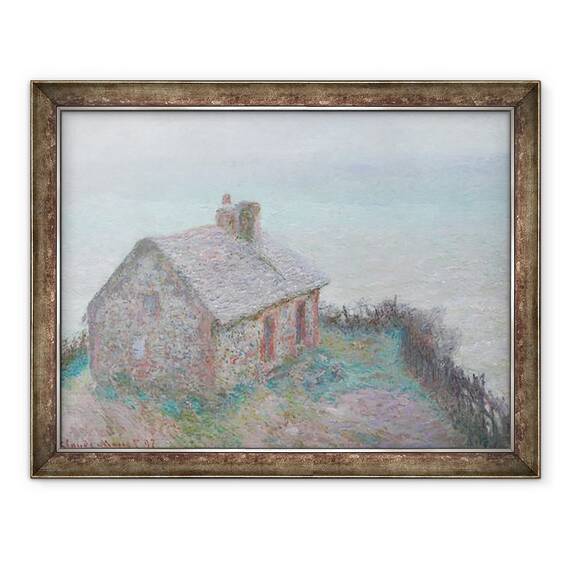Tablou inramat - Claude Monet - Casa Varengeville, 60 x 80 cm - - Roveli