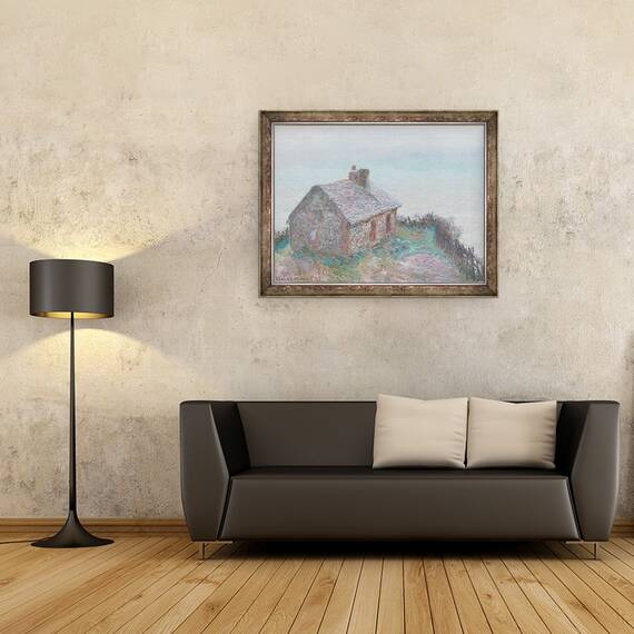 Tablou inramat - Claude Monet - Casa Varengeville, 60 x 80 cm - 2- Roveli