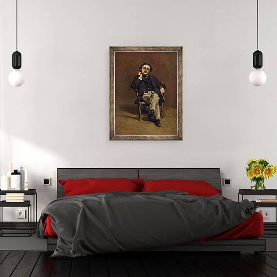 Tablou inramat - Claude Monet - Dr. Leclenché, 60 x 80 cm - 3- Roveli