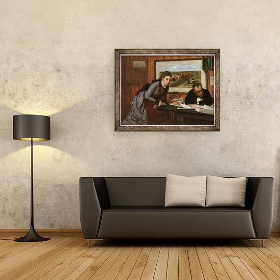 Tablou inramat - Edgar Degas - Suflat, 60 x 80 cm - 2- Roveli