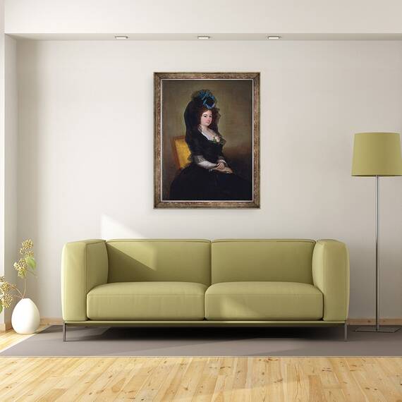 Tablou inramat - Francisco Jose de Goya y Lucientes - Narcisa Barañana de Goicoechea, 60 x 80 cm - 2- Roveli