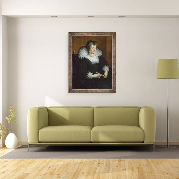 Tablou inramat - Frans II Pourbus - Marie de Médicis, 60 x 80 cm - 2- Roveli