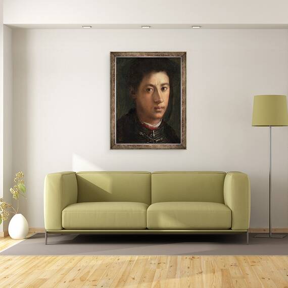 Tablou inramat - Jacopo Pontormo - Alessandro de Medici, 60 x 80 cm - 2- Roveli