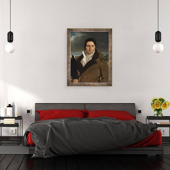 Tablou inramat - Jean Auguste Dominique Ingres - Joseph-Antoine Moltedo, 60 x 80 cm - 3- Roveli