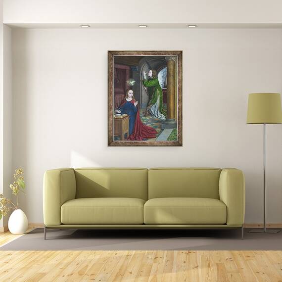Tablou inramat - Jean Hey - Buna Vestire, 60 x 80 cm - 2- Roveli