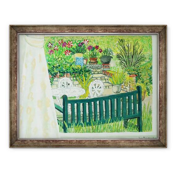 Tablou inramat - Joan Thewsey - Gradina Cynthiei, 2011, 60 x 80 cm - - Roveli