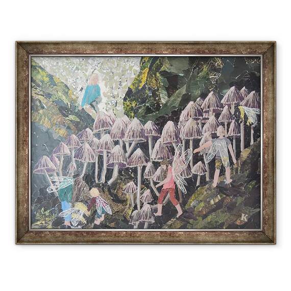 Tablou inramat - Kirstie Adamson - intr-un taram nici apropiat, nici indepartat, 60 x 80 cm - - Roveli