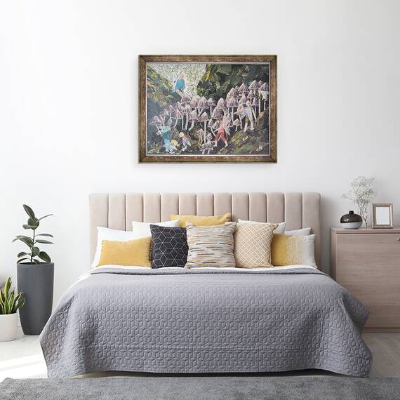 Tablou inramat - Kirstie Adamson - intr-un taram nici apropiat, nici indepartat, 60 x 80 cm - 3- Roveli