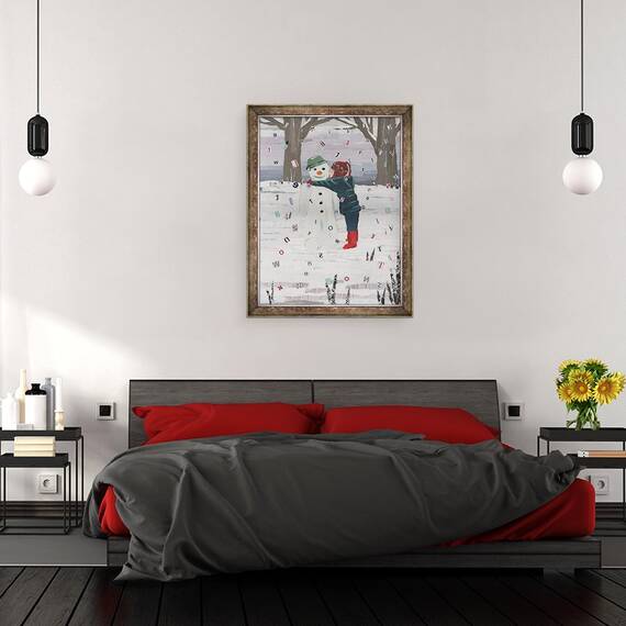 Tablou inramat - Kirstie Adamson - Lasa-l sa ninga, 60 x 80 cm - 3- Roveli