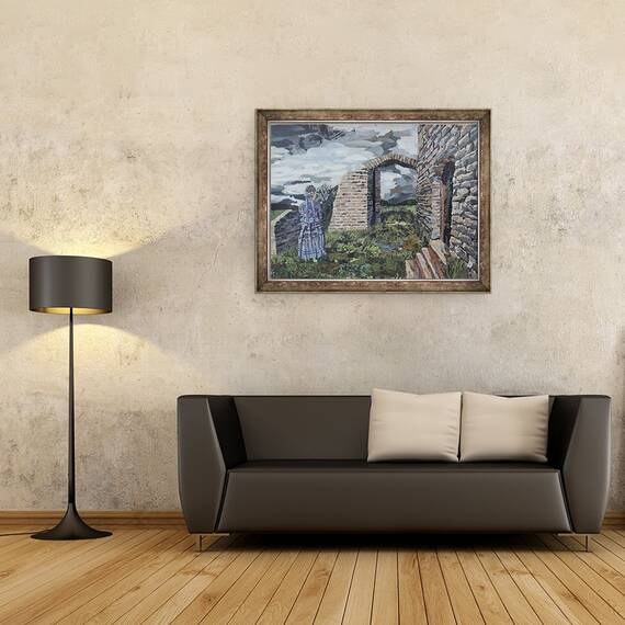 Tablou inramat - Kirstie Adamson - Povestea cu fantome, 60 x 80 cm - 2- Roveli