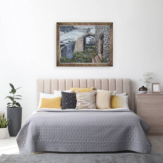 Tablou inramat - Kirstie Adamson - Povestea cu fantome, 60 x 80 cm - 3- Roveli