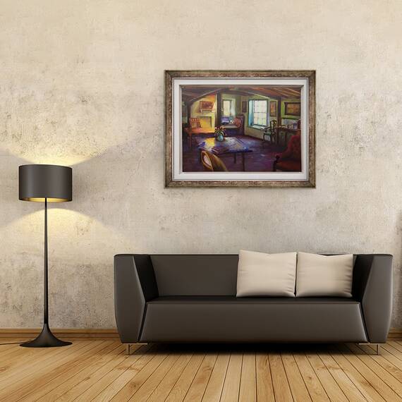 Tablou inramat - Lee Campbell - Casa Calugarului I, 2016, 60 x 80 cm - 2- Roveli