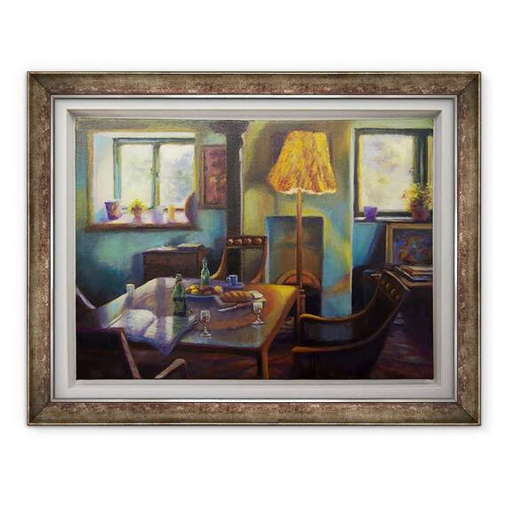 Tablou inramat - Lee Campbell - Casa Calugarului II, 2016, 60 x 80 cm - - Roveli