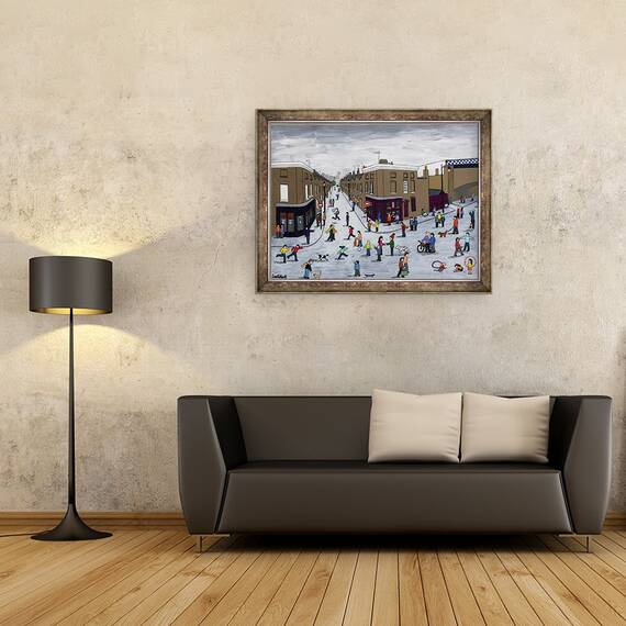 Tablou inramat - Lee Sellers - Strada Roupell, 2015, 60 x 80 cm - 2- Roveli