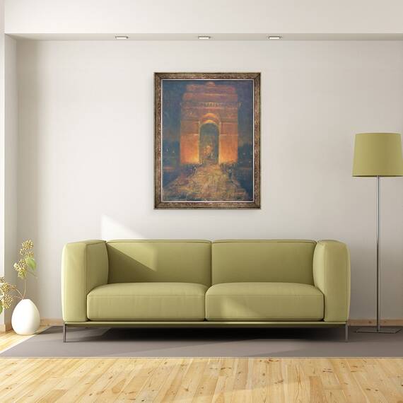 Tablou inramat - Lincoln Seligman - Poarta Indiei, 60 x 80 cm - 2- Roveli