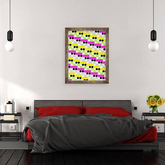 Tablou inramat - Louisa Hereford - Cutii si spoturi, 2015, 60 x 80 cm - 3- Roveli