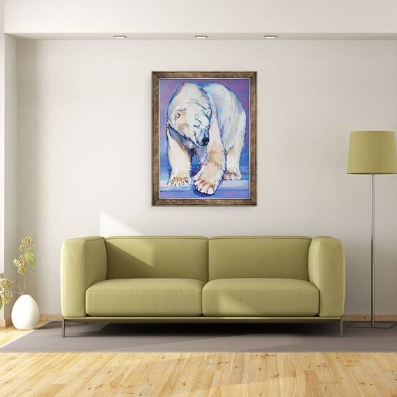 Tablou inramat - Mark Adlington - Marele Urs Alb, 2016, 60 x 80 cm - 2- Roveli