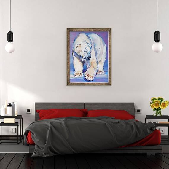 Tablou inramat - Mark Adlington - Marele Urs Alb, 2016, 60 x 80 cm - 3- Roveli