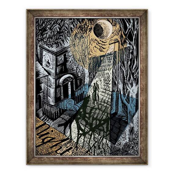 Tablou inramat - Mary Kuper - Noapte, 60 x 80 cm - - Roveli