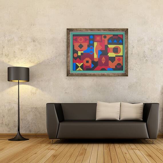 Tablou inramat - Peter McClure - NATIV AMERICAN, 60 x 80 cm - 2- Roveli