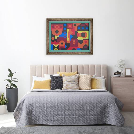 Tablou inramat - Peter McClure - NATIV AMERICAN, 60 x 80 cm - 3- Roveli