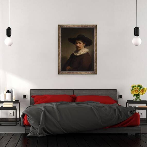 Tablou inramat - Rembrandt Harmensz van Rijn - Herman Doomer, 60 x 80 cm - 3- Roveli
