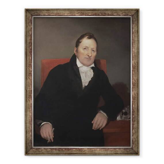 Tablou inramat - Samuel Finley Breese Morse - Eli Whitney, 60 x 80 cm - - Roveli
