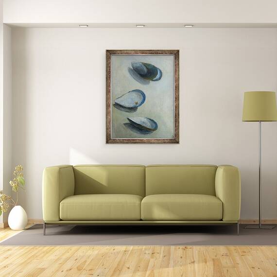 Tablou inramat - Sara Studd - Scoici de midii 1, 60 x 80 cm - 2- Roveli