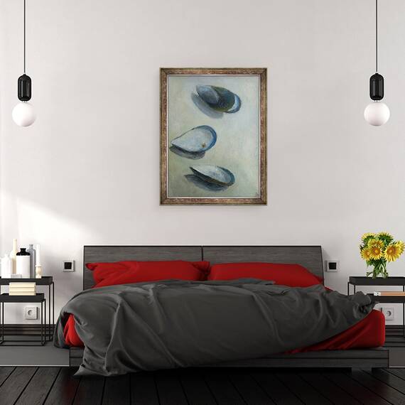 Tablou inramat - Sara Studd - Scoici de midii 1, 60 x 80 cm - 3- Roveli