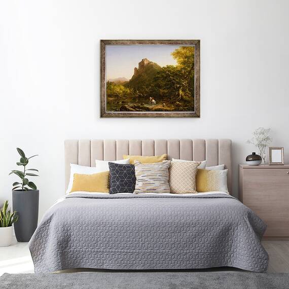 Tablou inramat - Thomas Cole - Muntele Ford, 60 x 80 cm - 3- Roveli