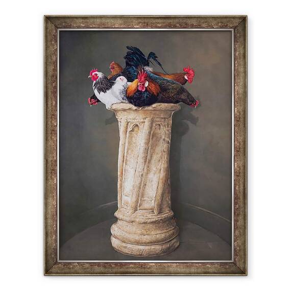 Tablou inramat - Tim Hayward - Gaini, 60 x 80 cm - - Roveli