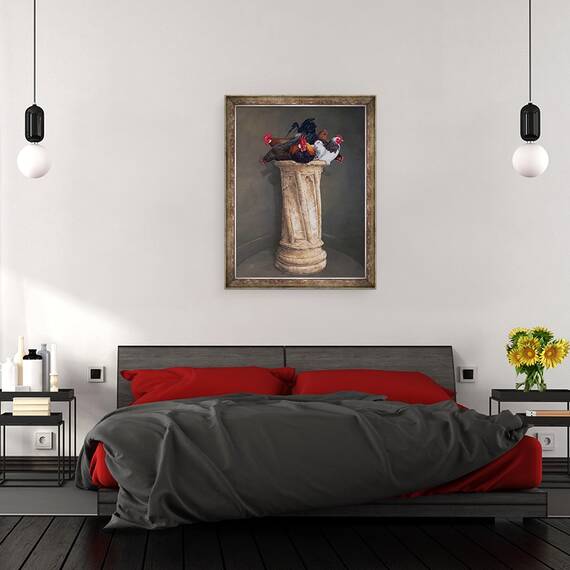 Tablou inramat - Tim Hayward - Gaini, 60 x 80 cm - 3- Roveli