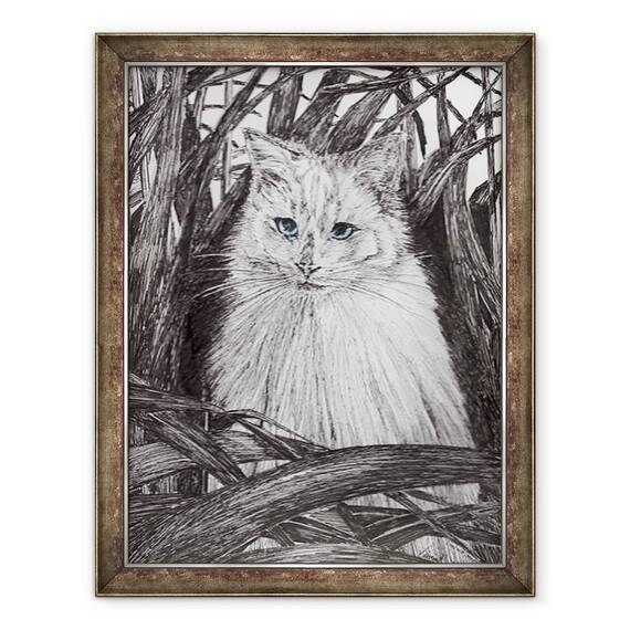 Tablou inramat - Vincent Alexander Booth - Jungle Monty, 2015, 60 x 80 cm - - Roveli