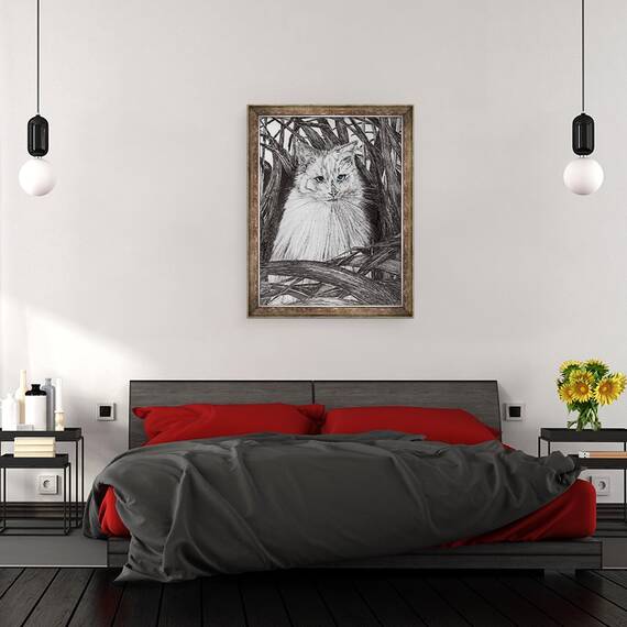 Tablou inramat - Vincent Alexander Booth - Jungle Monty, 2015, 60 x 80 cm - 3- Roveli