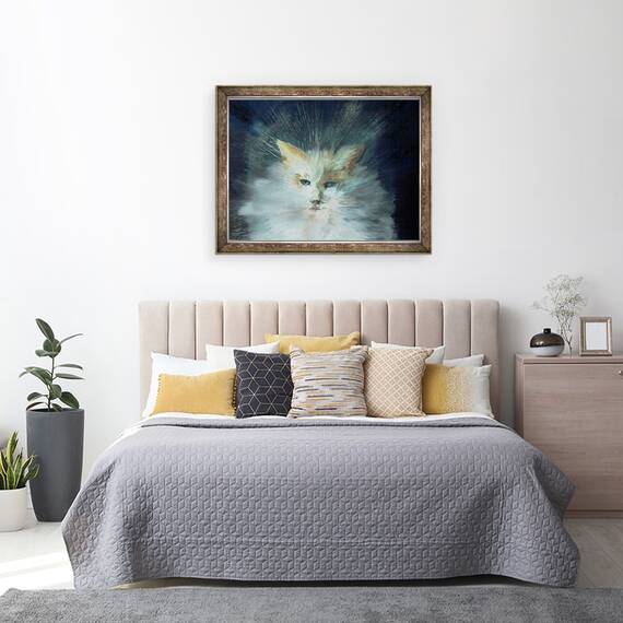 Tablou inramat - Vincent Alexander Booth - Monty fluffball, 2015, 60 x 80 cm - 3- Roveli