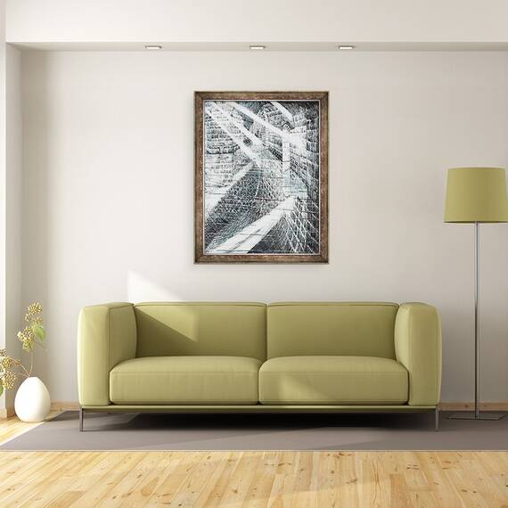 Tablou inramat - Vincent Alexander Booth - page25, Castelul din padurea Findhorn, 2006, 60 x 80 cm - 2- Roveli