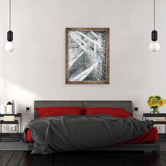 Tablou inramat - Vincent Alexander Booth - page25, Castelul din padurea Findhorn, 2006, 60 x 80 cm - 3- Roveli