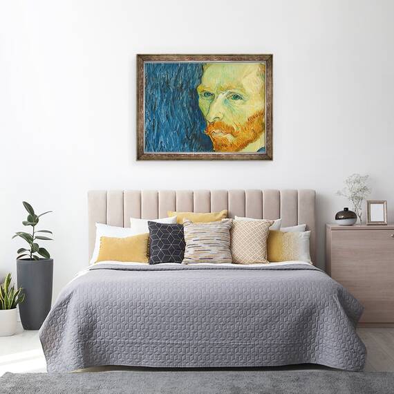 Tablou inramat - Vincent van Gogh - Autoportret III, 60 x 80 cm - 3- Roveli