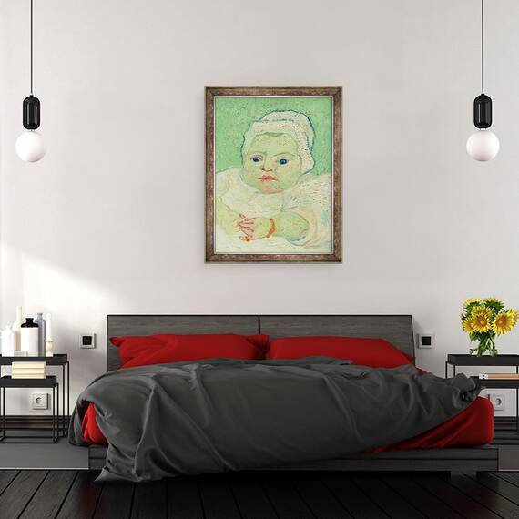 Tablou inramat - Vincent van Gogh - Copilul lui Roulin, 60 x 80 cm - 3- Roveli