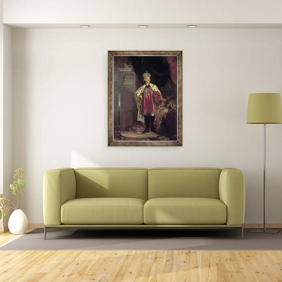 Tablou inramat - Vladimir Lukich Borovikovsky - Portretul lui Paul I, 60 x 80 cm - 2- Roveli
