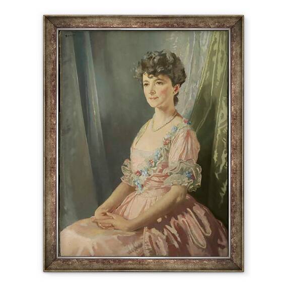 Tablou inramat - William Orpen - Francine J. M. Clark, 60 x 80 cm - - Roveli